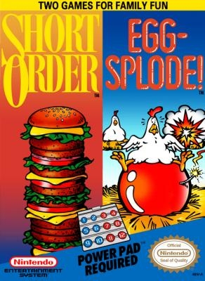 Short Order + Egg-Splode! [USA] - Nintendo Entertainment System 